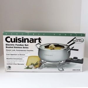 Cuisinart Electric Fondue Pot Set Party Supplies